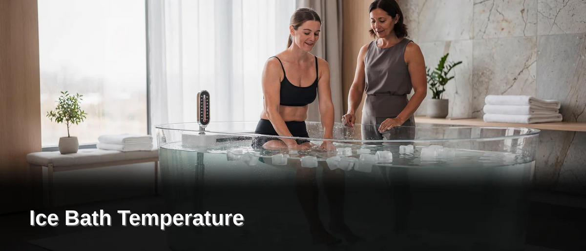 Ten to 15 degrees Celsius marks the ice bath temperature range recommended for most people