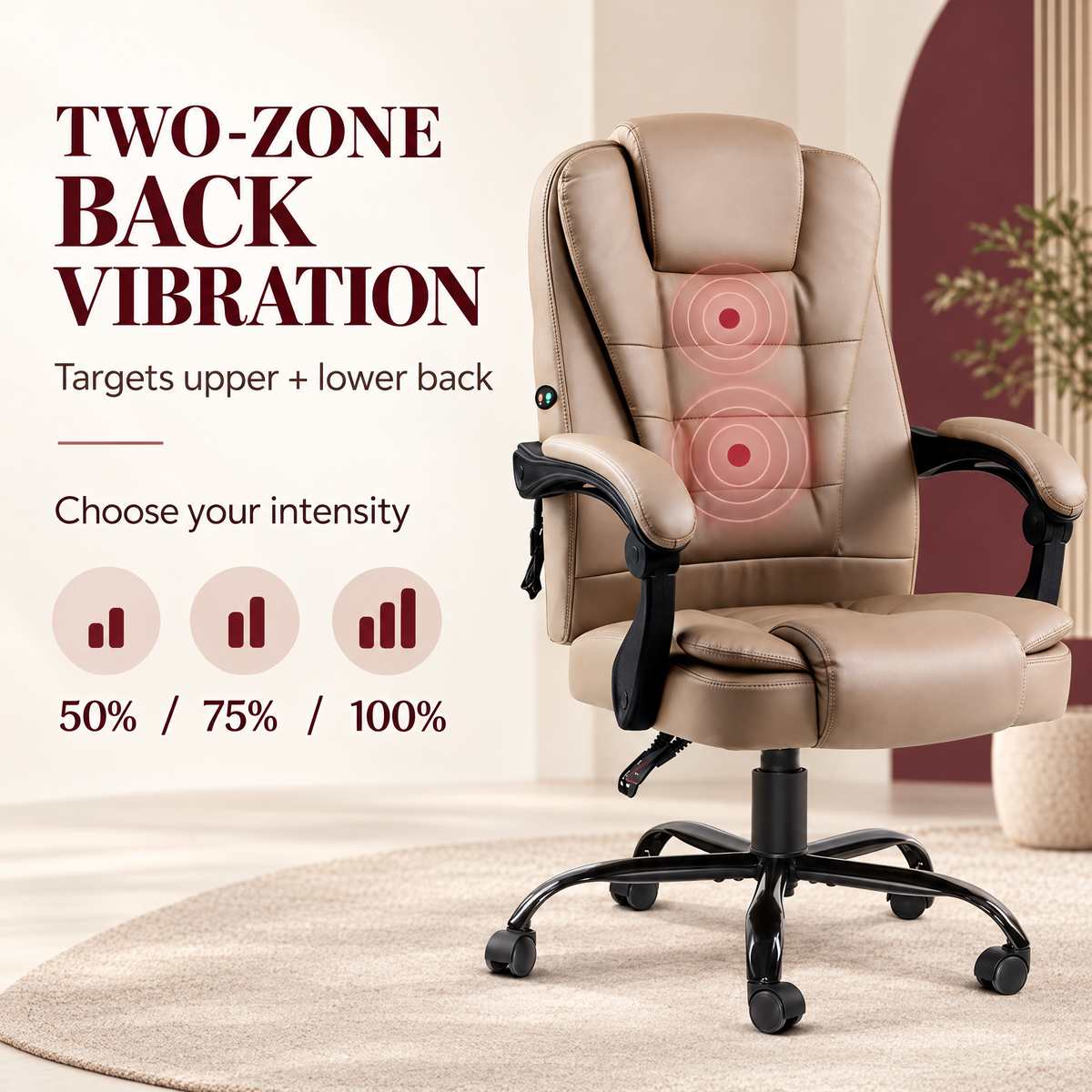 Massage Office Chair – Relieve Back Pain, Work In Comfort