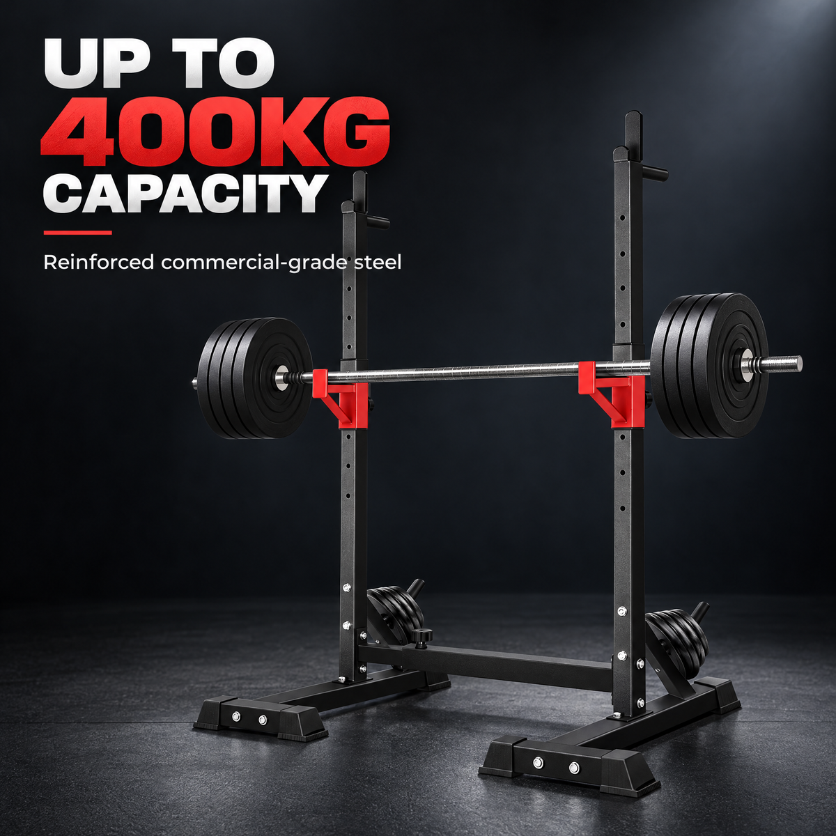 Heavy-Duty Squat Rack β Build Strength, Train With Safety
