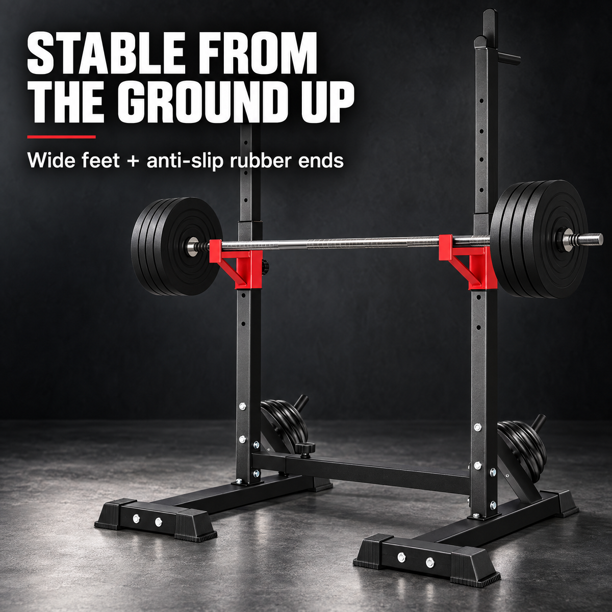 Heavy-Duty Squat Rack β Build Strength, Train With Safety