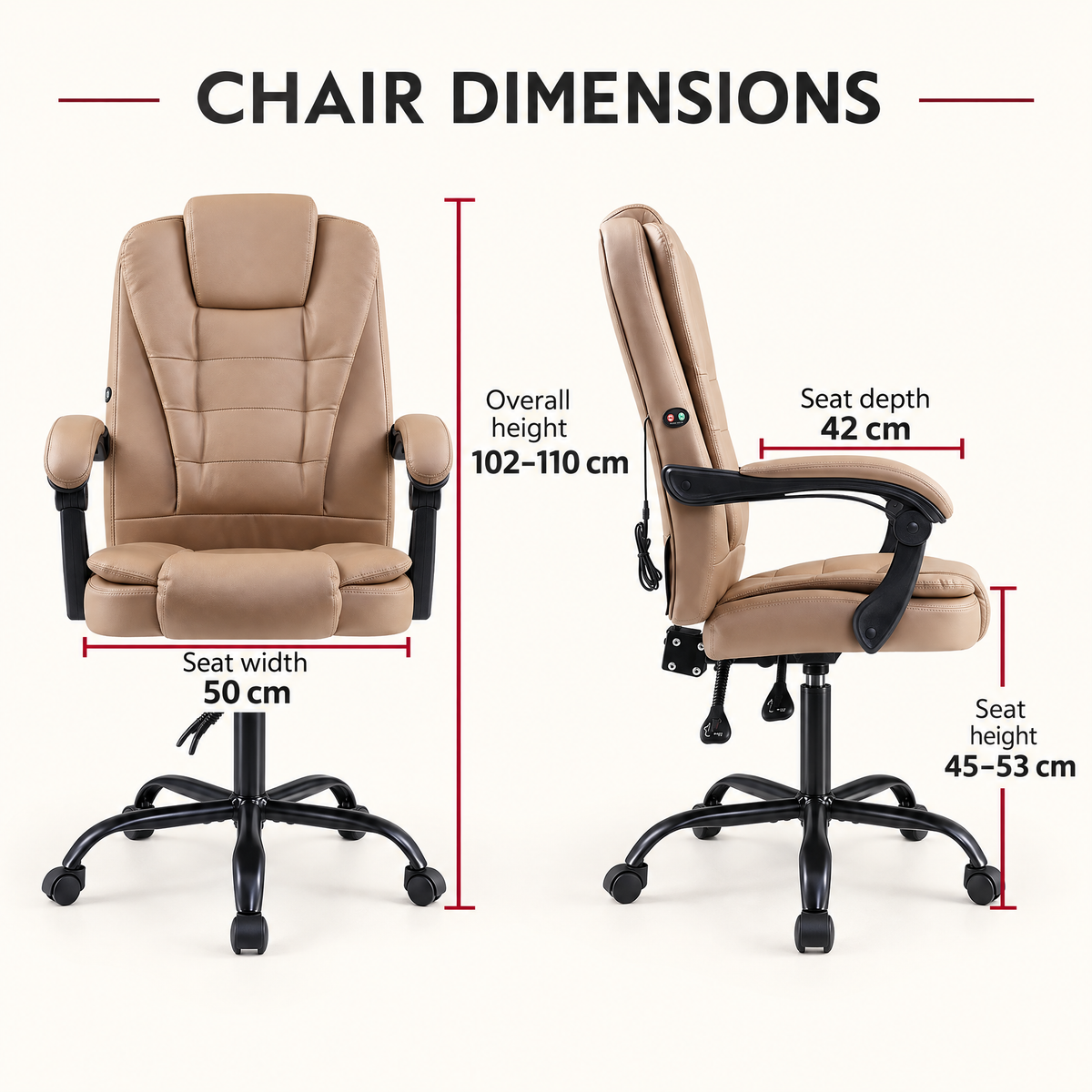 Massage Office Chair – Relieve Back Pain, Work In Comfort