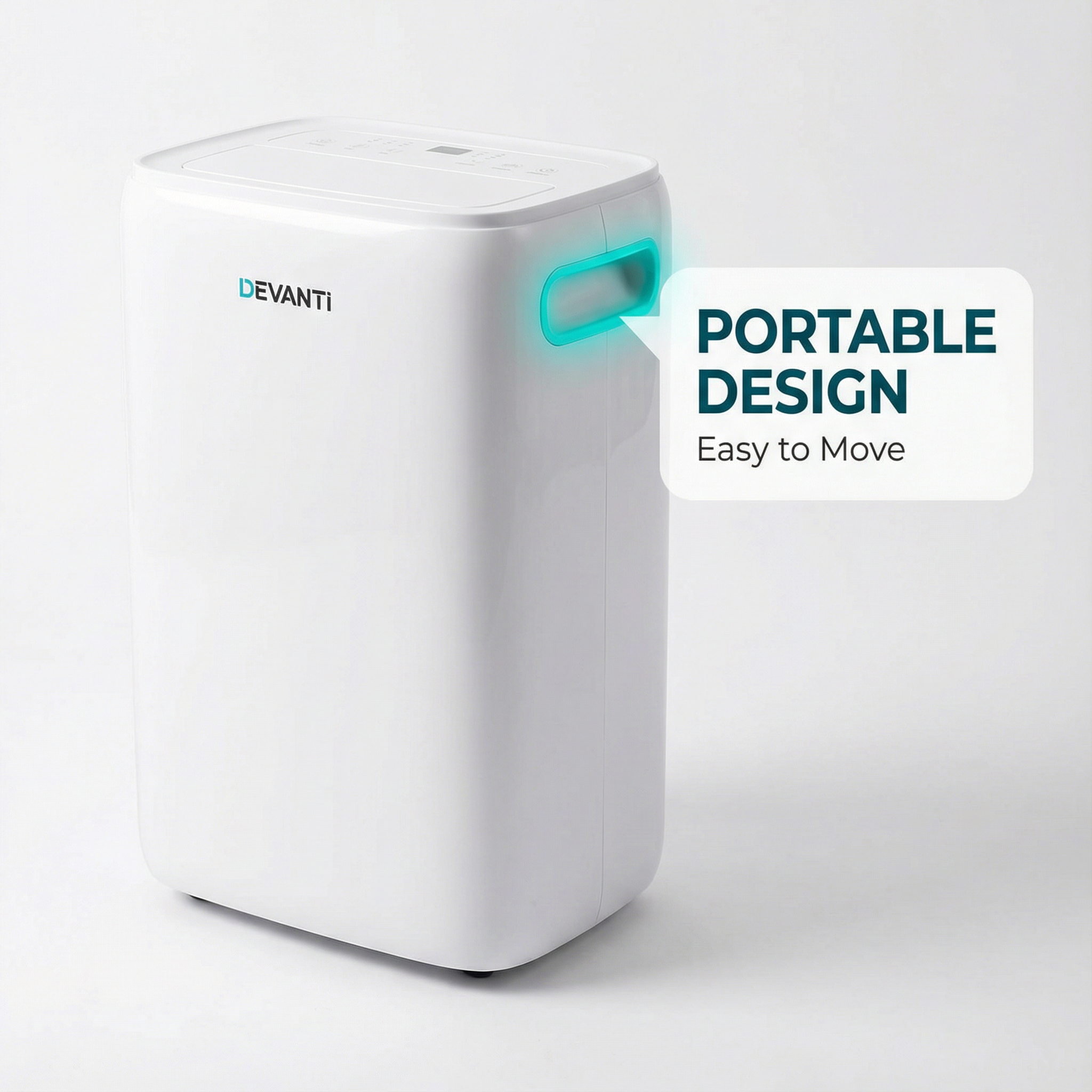 Devanti Dehumidifier - Remove Excess Moisture, Prevent Mould