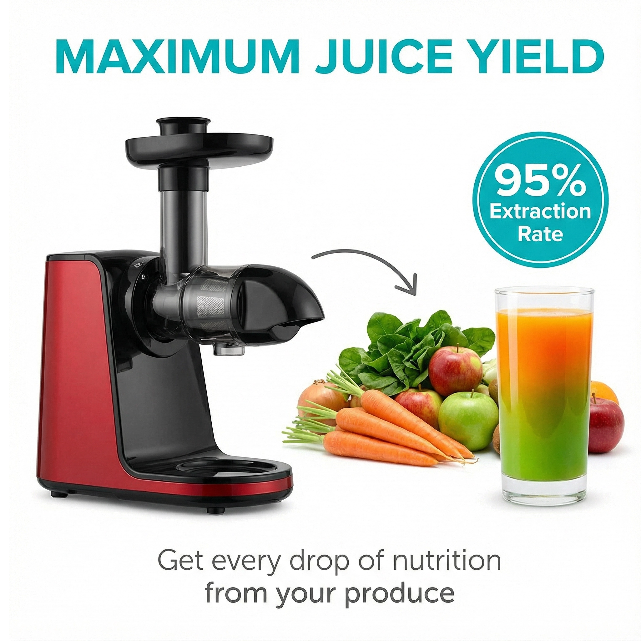 Cold Press Juicer - Preserve Nutrients, Extract More