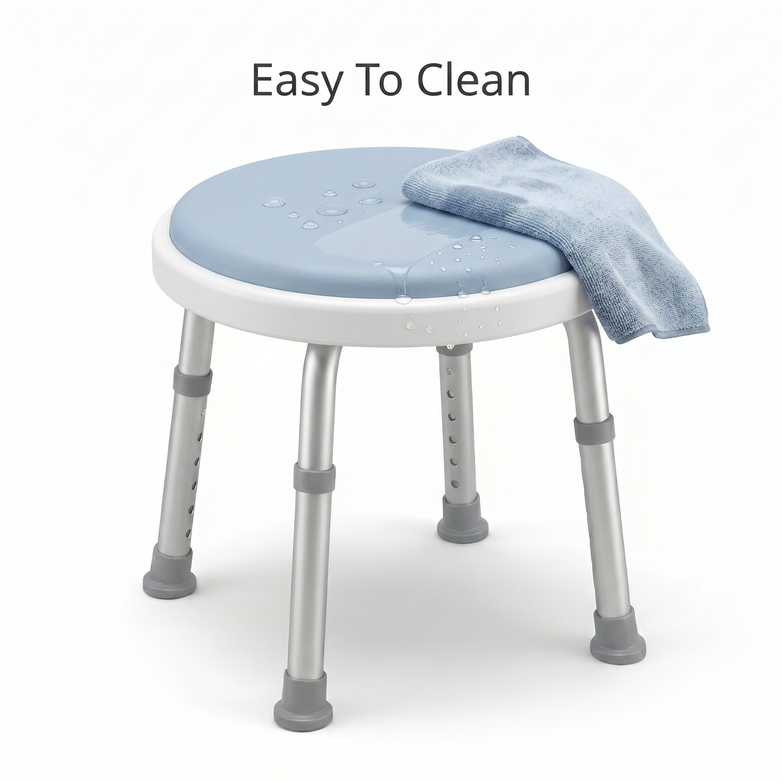 EQUIPMED Shower Chair - Safer Showering, Stable Daily Support
