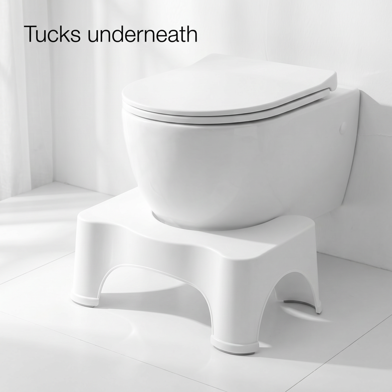 Sit & Squat Toilet Stool - Improve Elimination, Reduce Straining