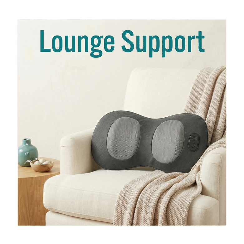 Lumbar Support Pillow - Relieve Back Pain, Soothe With Heat