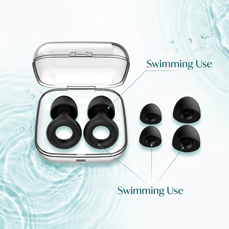Silicone Ear Plugs - Block Harsh Noise, Sleep In Peace