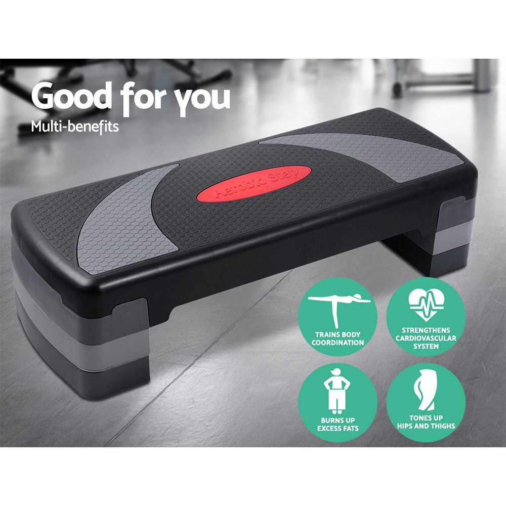 Aerobic Step Bench - Burn More Calories, Adjust Any Height