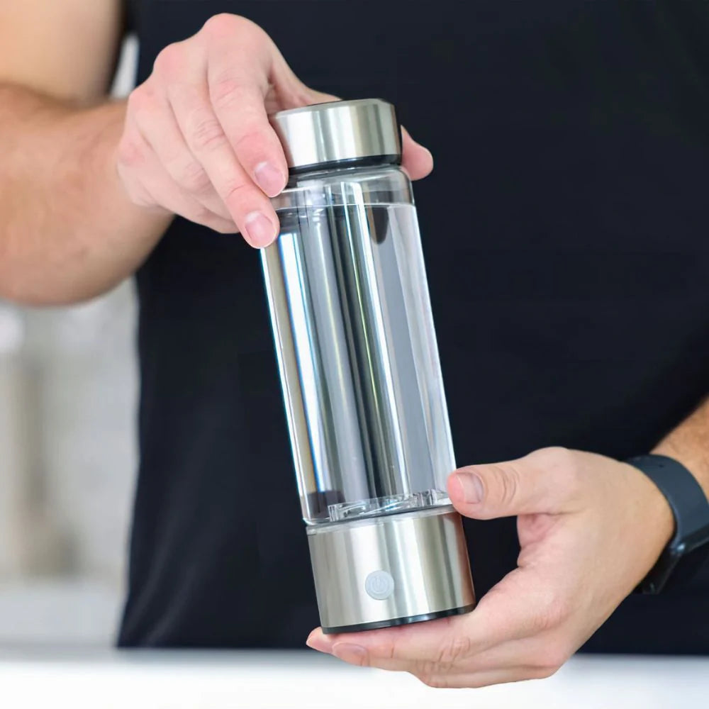 Hydrogen water bottle portable hydrogen generator for healthier hydration