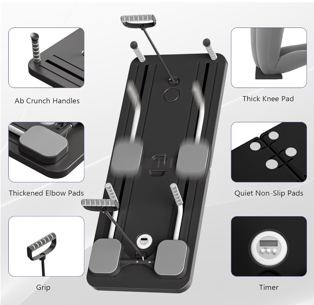 Reformer Pilates machine with multi-level resistance springs designed for strength training and mobility improvement.
