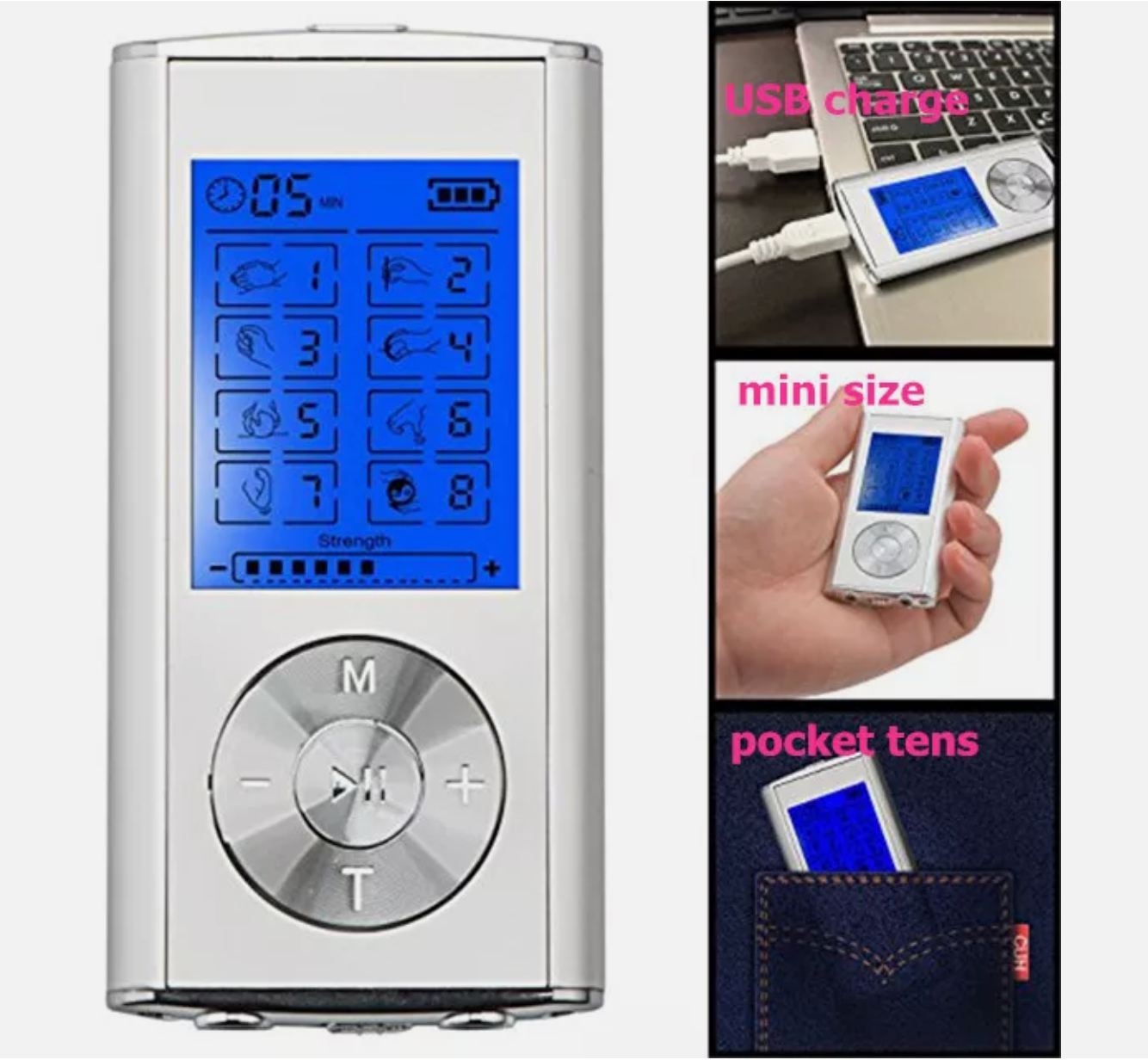 TENS Machine 2.0 – Relieve Pain Fast, Restore Muscle Strength
