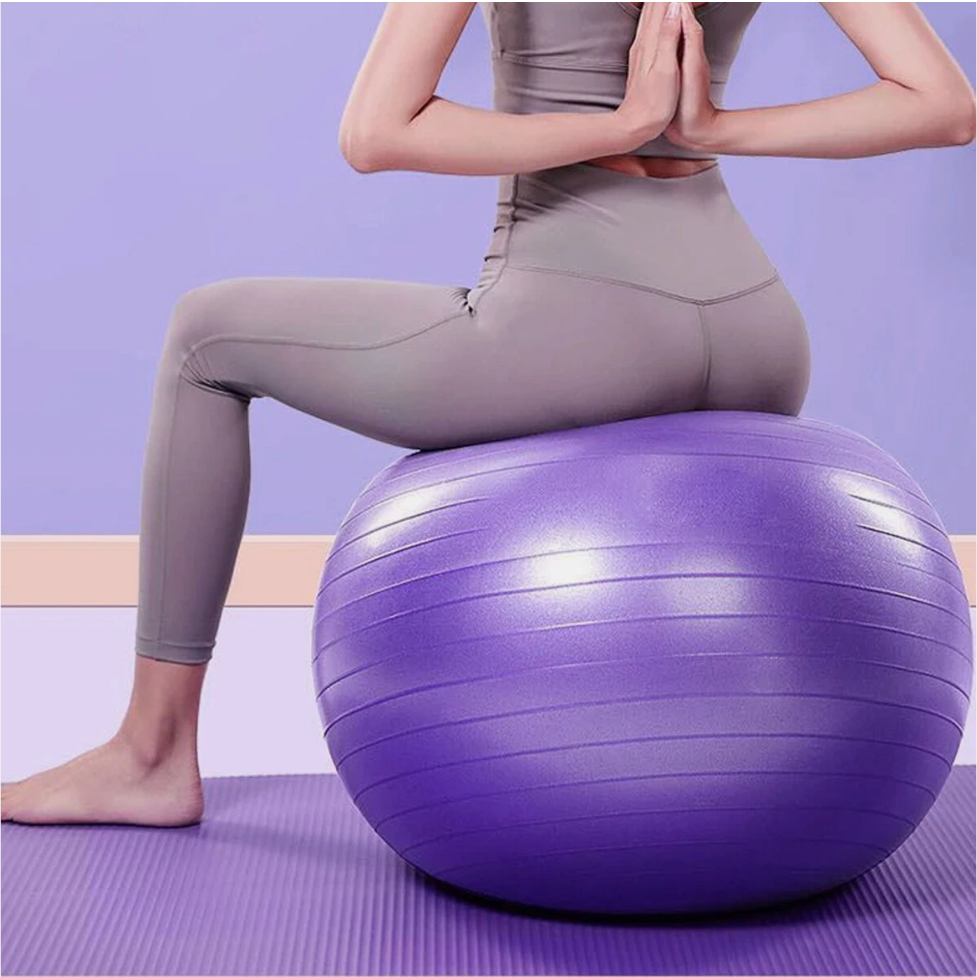 Swiss Exercise Ball 55-85cm - Build Core, Improve Balance