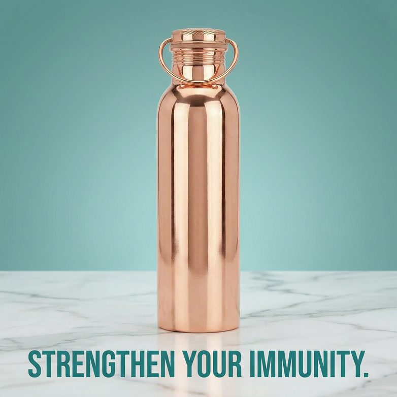 Copper Water Bottle - Boost Immunity, Elevate Your Hydration