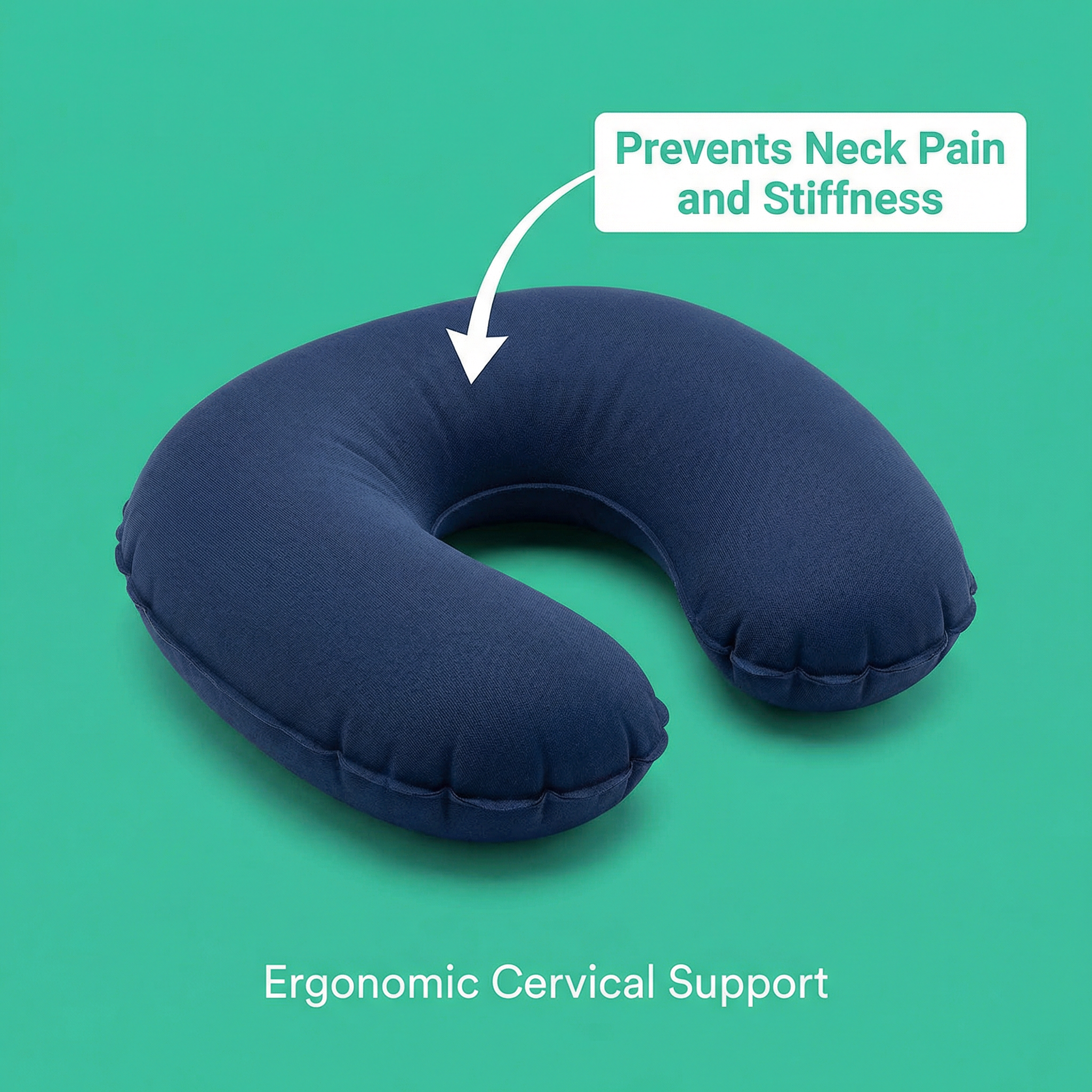 Travel Neck Pillow - Prevent Pain, Sleep Anywhere