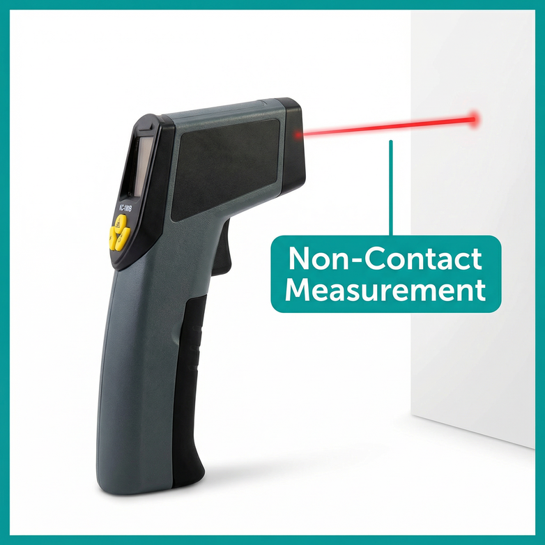 Infrared Thermometer Gun — Instant Readings, -40 to 580°C
