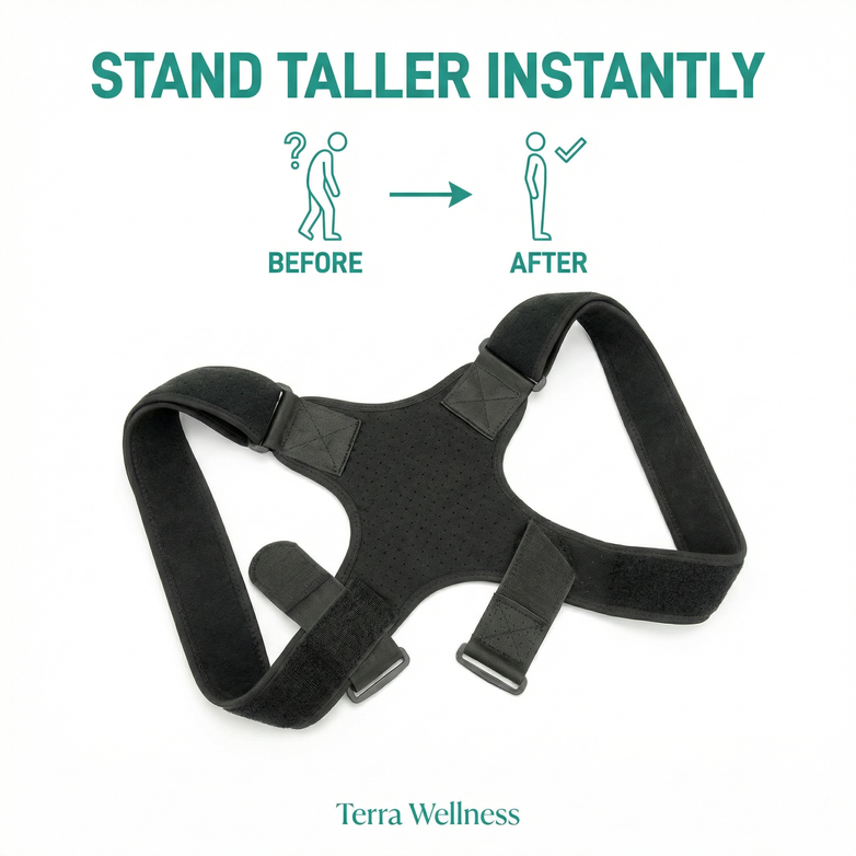 Posture Corrector - Stand Taller, Eliminate Back Pain