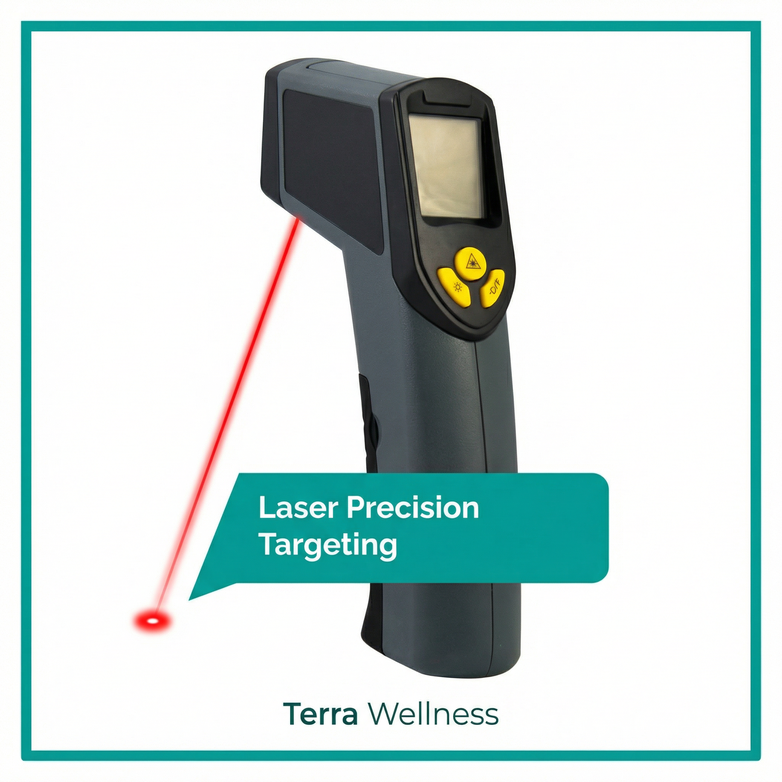 Infrared Thermometer Gun — Instant Readings, -40 to 580°C