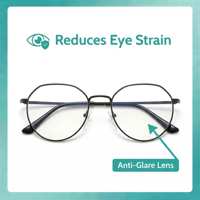 Blue Light Glasses — Block Eye Strain, Sleep Better Tonight
