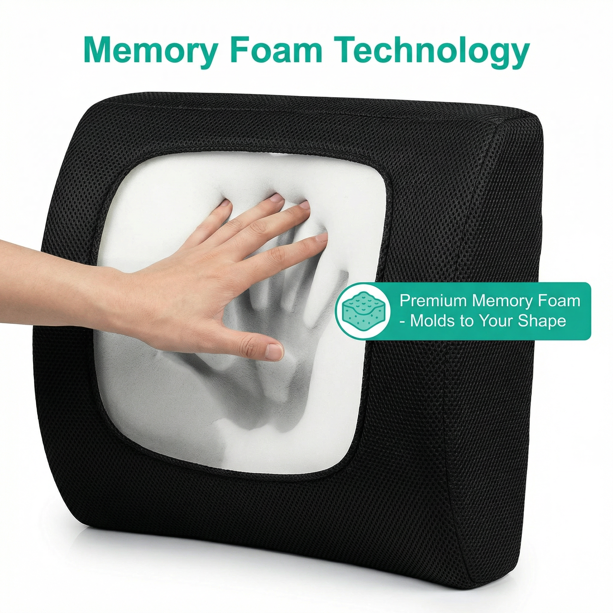 Lumbar Support Cushion - Relieve Back Pain, Improve Posture