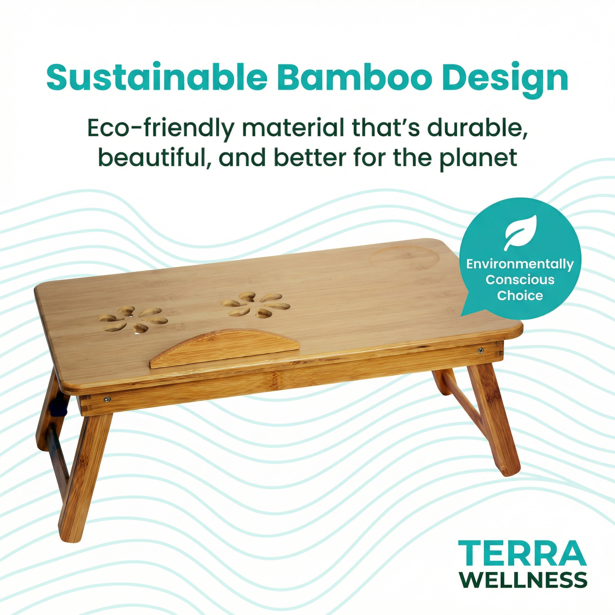 Adjustable Laptop Bed Table - Work Anywhere, Boost Comfort