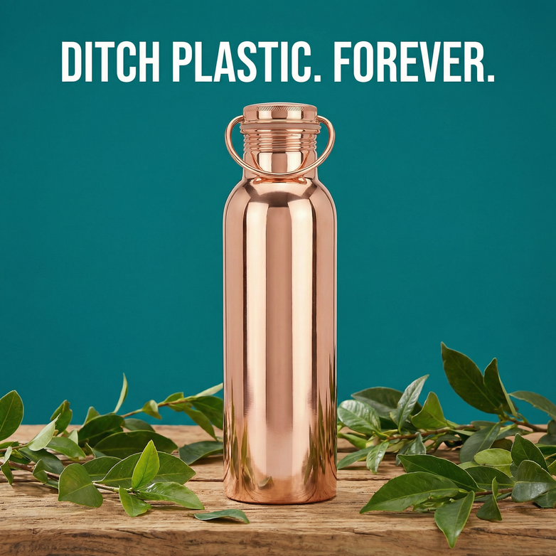Copper Water Bottle - Boost Immunity, Elevate Your Hydration
