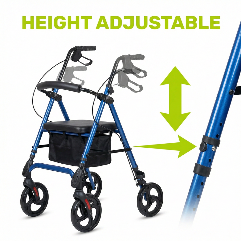 Rollator Walker β Improve Stability, Walk With Confidence, Walking Frame