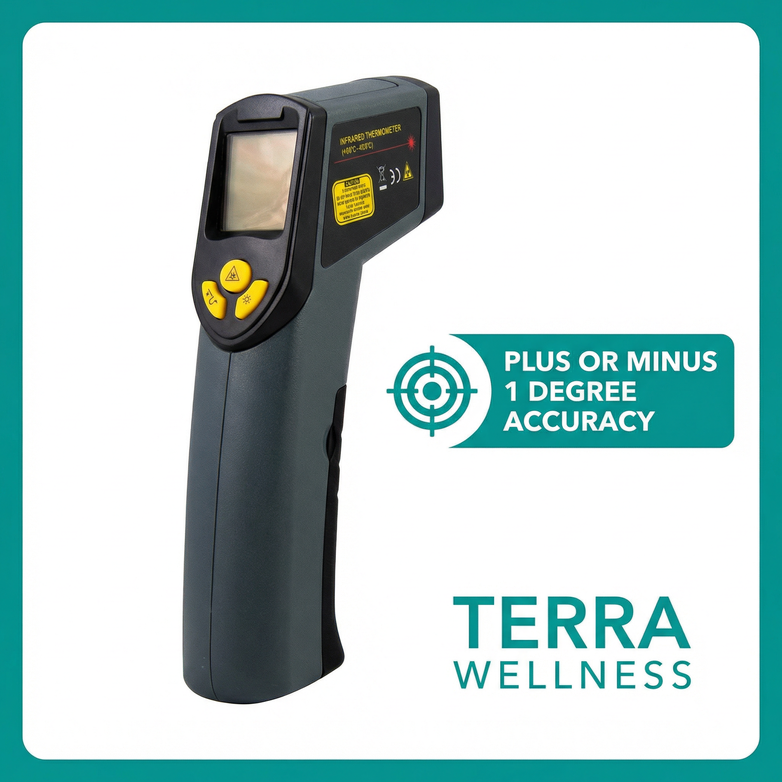 Infrared Thermometer Gun — Instant Readings, -40 to 580°C