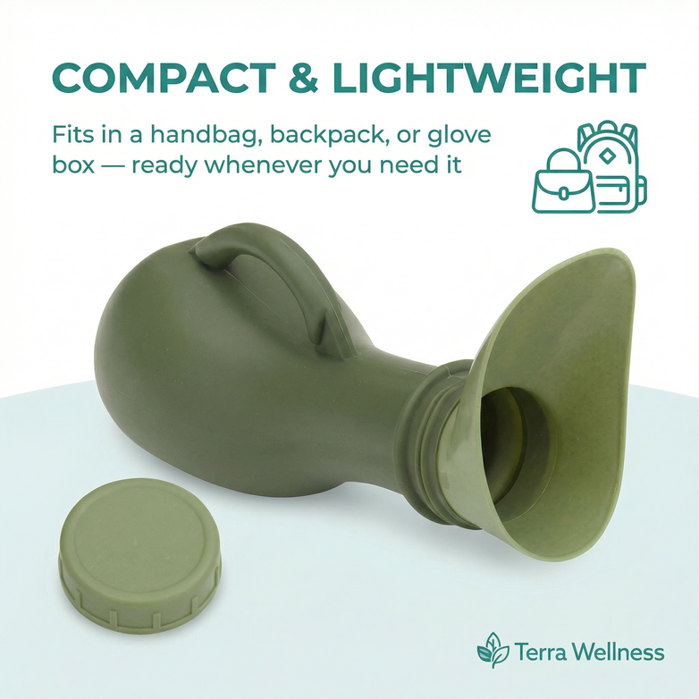 Portable Travel Urinal - Go Anywhere, Anytime, Leak-Free