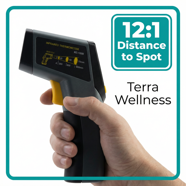 Infrared Thermometer Gun — Instant Readings, -40 to 580°C