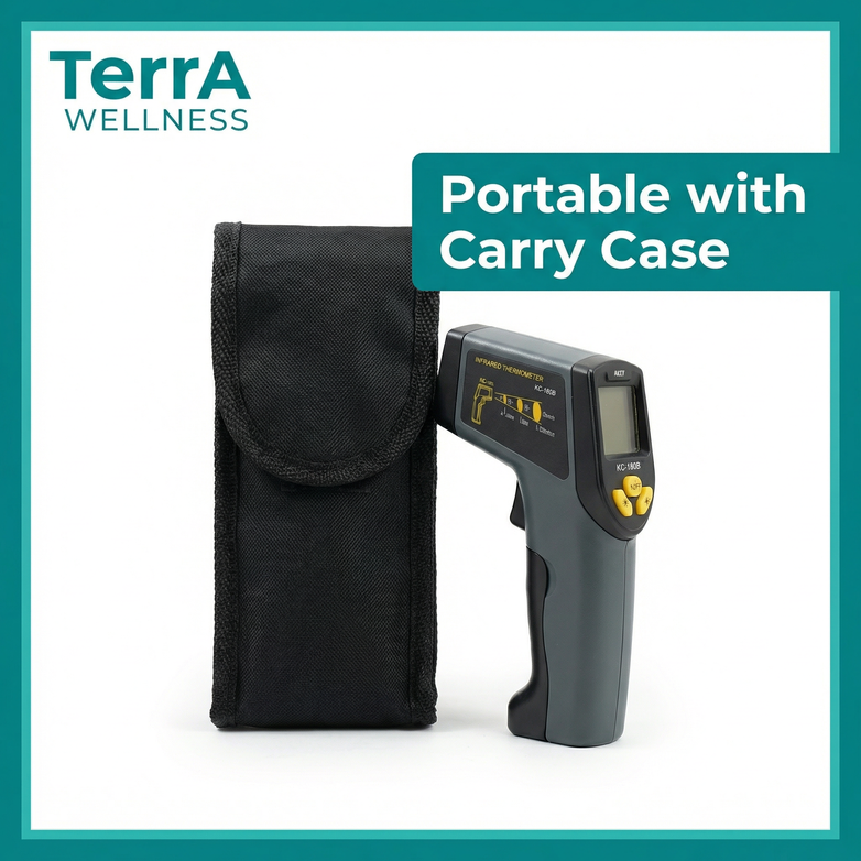 Infrared Thermometer Gun — Instant Readings, -40 to 580°C
