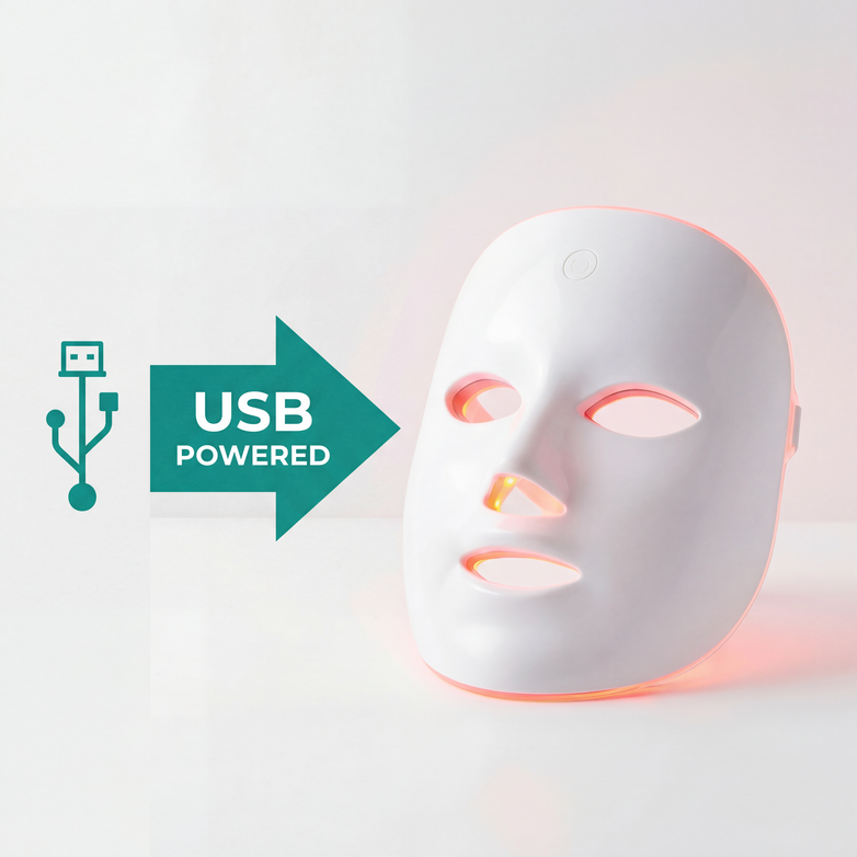 LED Face Mask - Rejuvenate Skin, Reduce Wrinkles & Boost Collagen