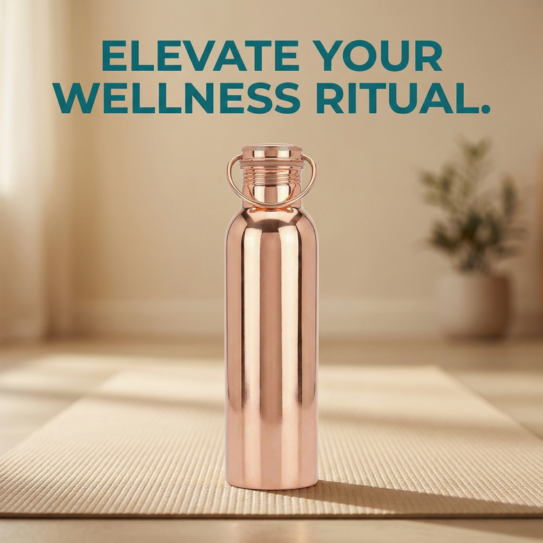 Copper Water Bottle - Boost Immunity, Elevate Your Hydration
