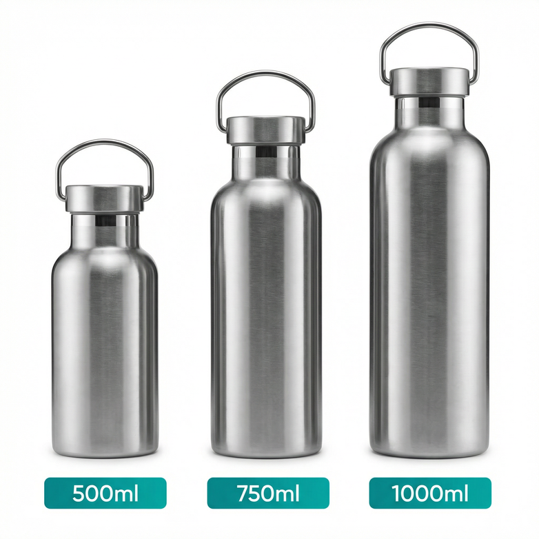 Stainless Steel Water Bottle — Stay Hydrated, Hit Your Goals Daily