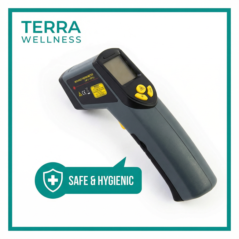 Infrared Thermometer Gun — Instant Readings, -40 to 580°C