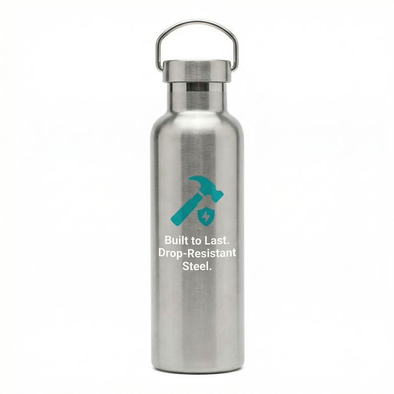 Stainless Steel Water Bottle — Stay Hydrated, Hit Your Goals Daily