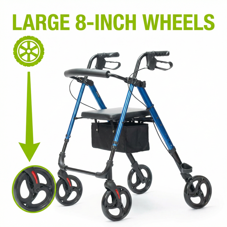 Rollator Walker β Improve Stability, Walk With Confidence, Walking Frame