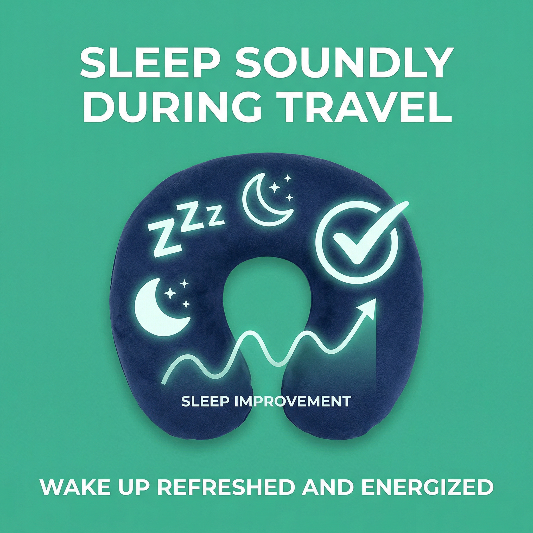 Travel Neck Pillow - Prevent Pain, Sleep Anywhere