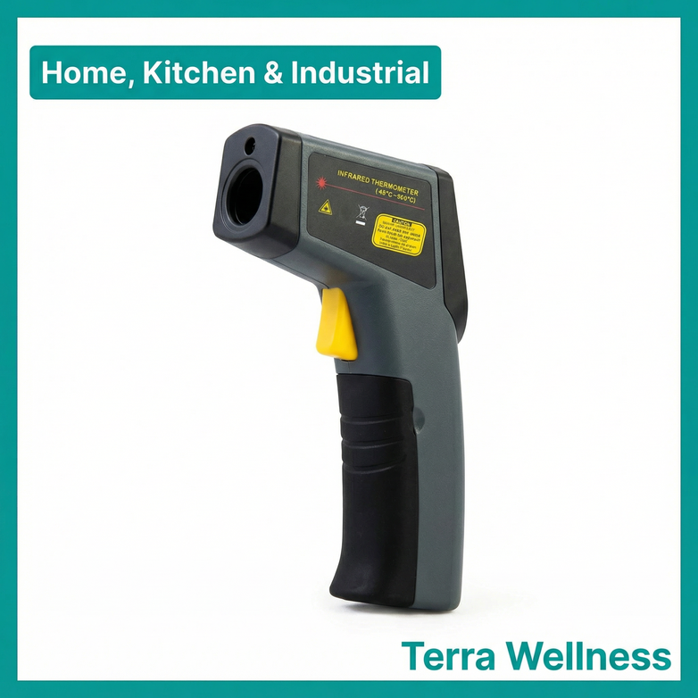 Infrared Thermometer Gun — Instant Readings, -40 to 580°C