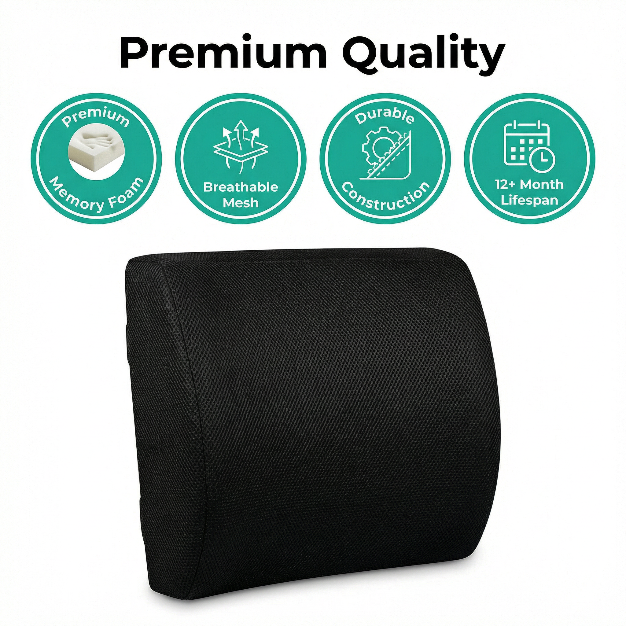 Lumbar Support Cushion - Relieve Back Pain, Improve Posture