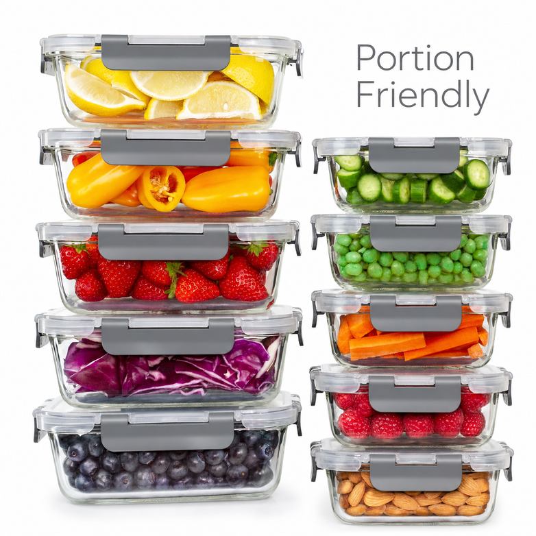 Glass Storage Containers - Keep Food Fresh, Master Meal Prep