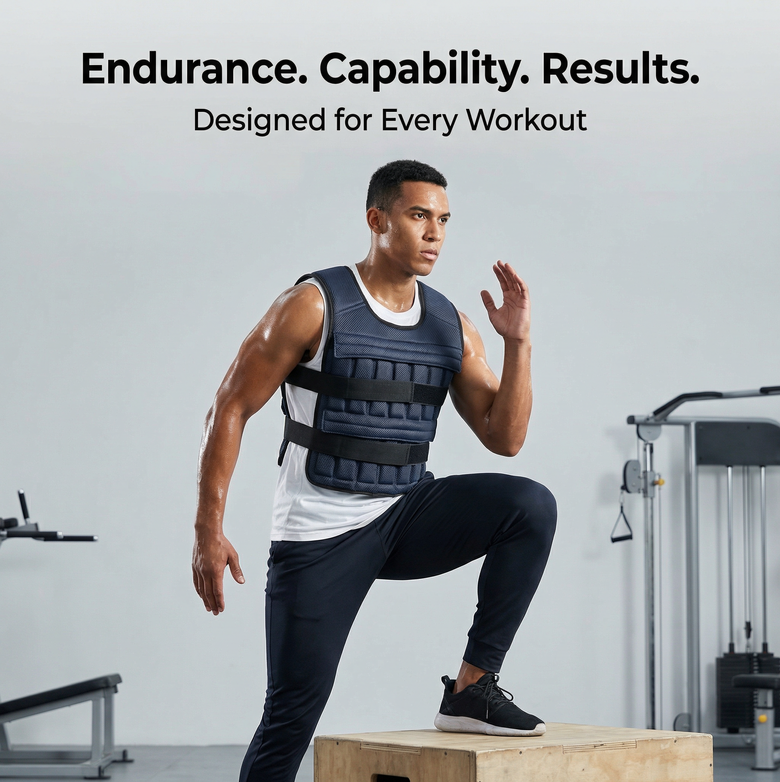 Weighted Vest 20kg - Build Strength, Burn More Calories