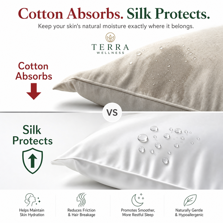 Silk Satin Pillowcase – Cooling, Anti-Frizz & Beauty Sleep