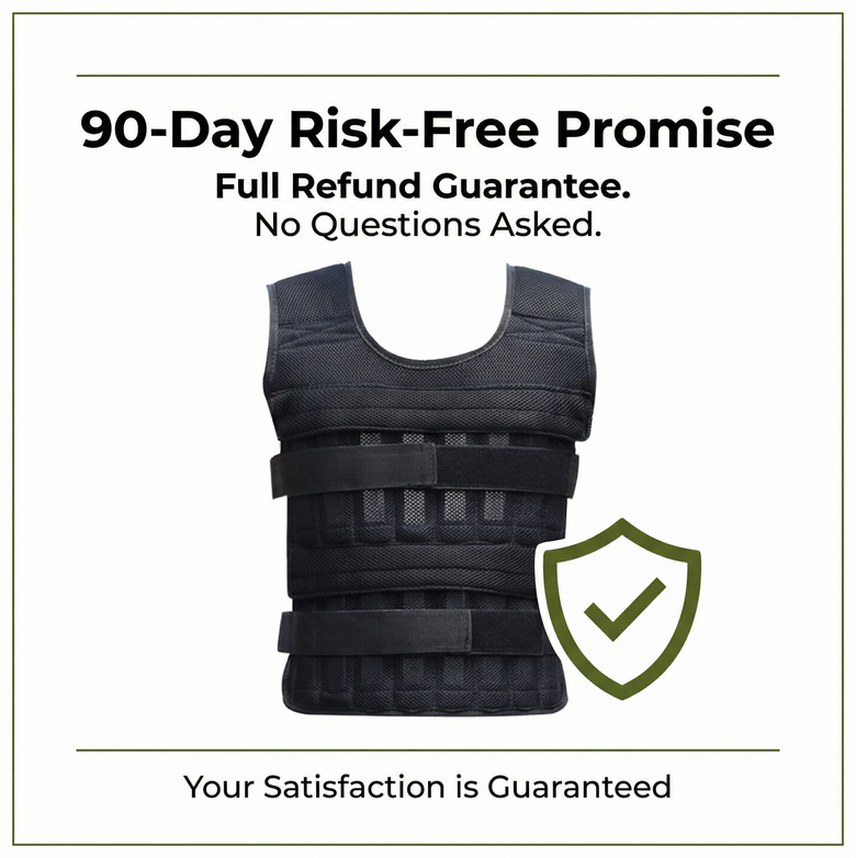 Weighted Vest 20kg - Build Strength, Burn More Calories