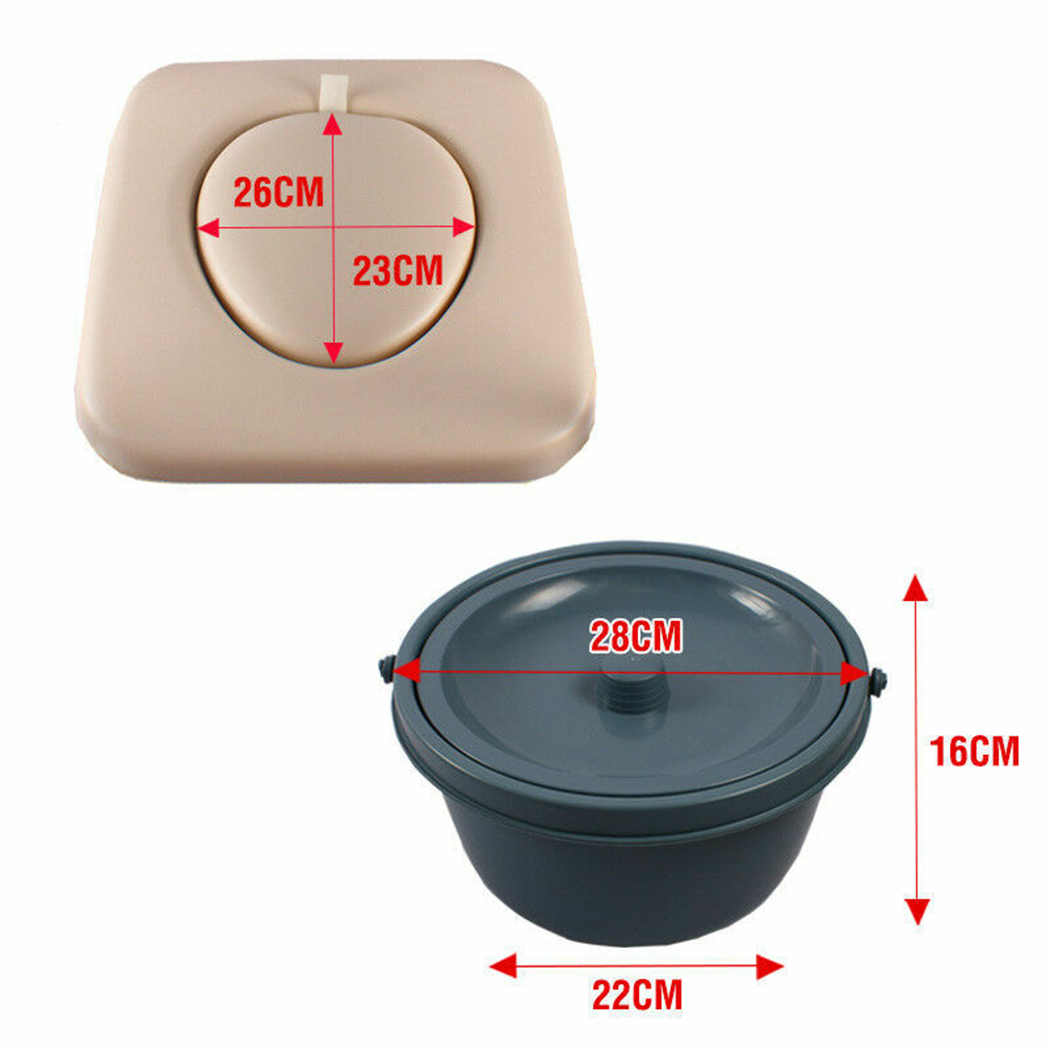 Commode Chair - Mobile Shower Chair, 3-in-1 Wheelchair, Smooth Easy Mobility