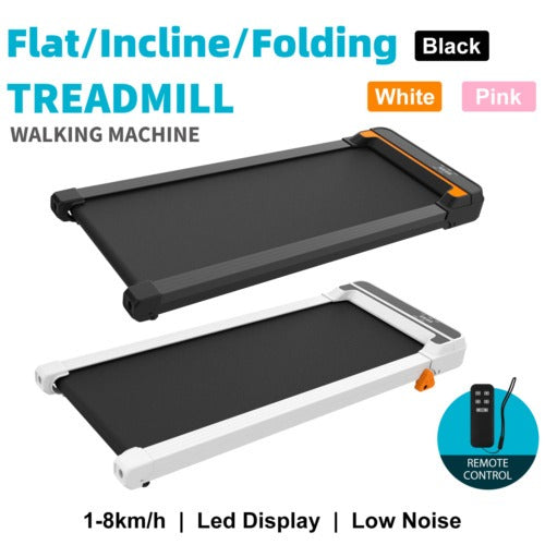 Walking pad easy folding mechanism for small apartments and convenient storage