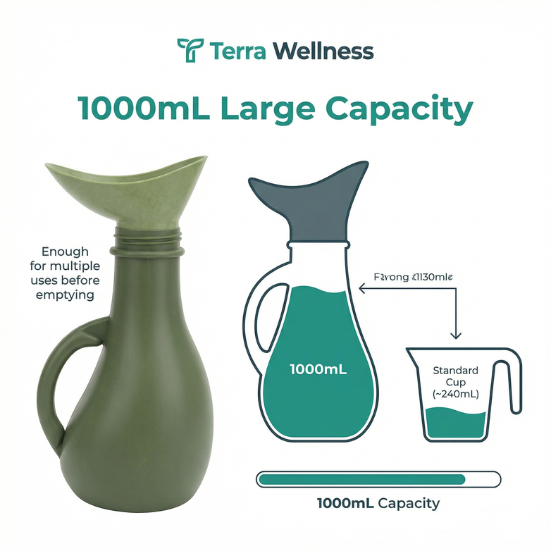 Portable Travel Urinal - Go Anywhere, Anytime, Leak-Free