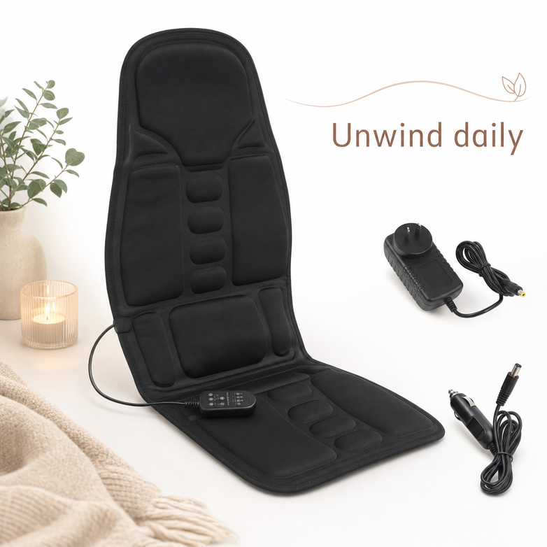 Massage Chair Pad - Alleviate Muscle Pain, Relieve Daily Stress