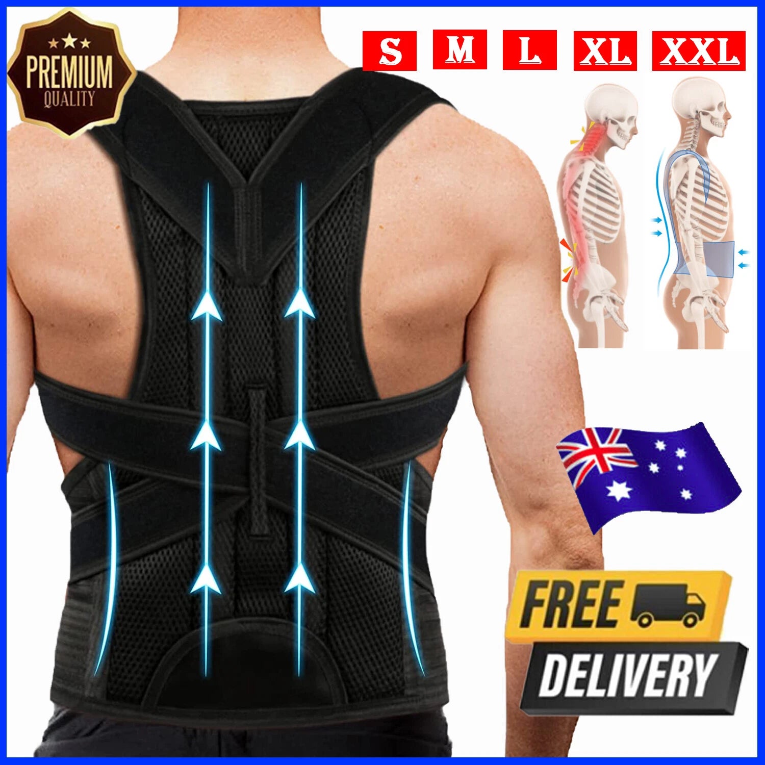 Ergonomic Back Brace – Support Your Spine, Ease Discomfort