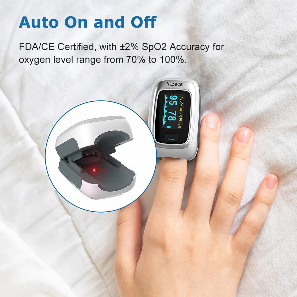 Pulse Oximeter – Track Blood Oxygen, Monitor Heart Rate
