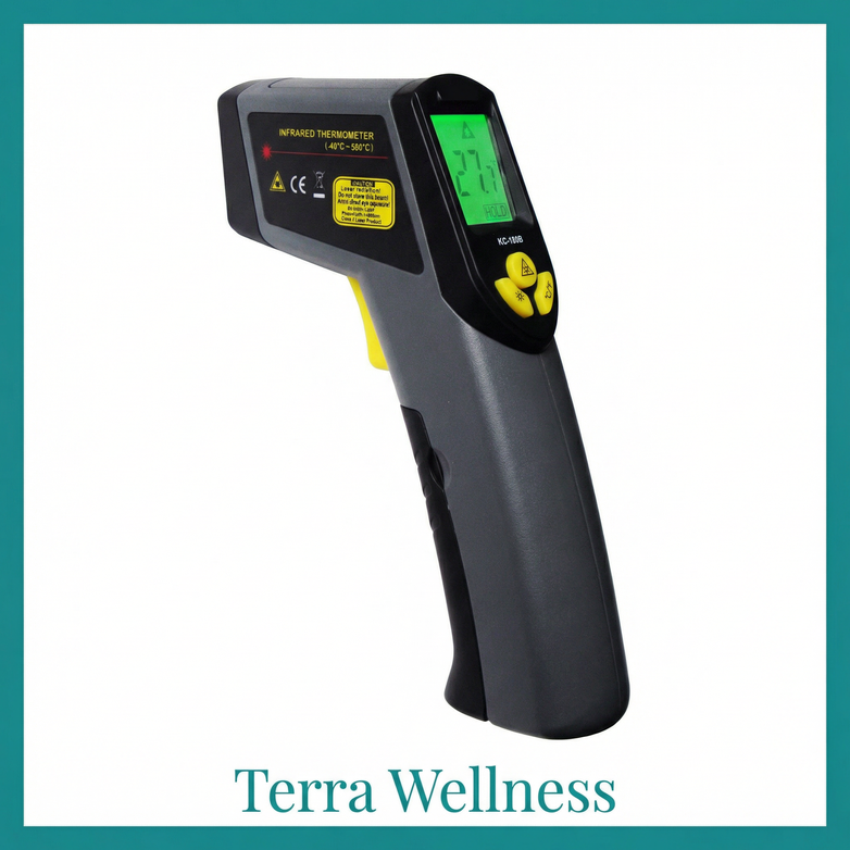 Infrared Thermometer Gun — Instant Readings, -40 to 580°C
